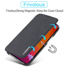 Load image into Gallery viewer, LC.IMEEKE Hon Ancient Series Horizontal Flip Leather Case with Holder &amp; Card Slot, For iPhone 13 mini, For iPhone 13, For iPhone 13 Pro, For iPhone 13 Pro Max
