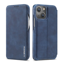 Load image into Gallery viewer, LC.IMEEKE Hon Ancient Series Horizontal Flip Leather Case with Holder &amp; Card Slot, For iPhone 13 mini, For iPhone 13, For iPhone 13 Pro, For iPhone 13 Pro Max