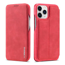 Load image into Gallery viewer, LC.IMEEKE Hon Ancient Series Horizontal Flip Leather Case with Holder &amp; Card Slot, For iPhone 13 mini, For iPhone 13, For iPhone 13 Pro, For iPhone 13 Pro Max