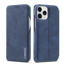 Load image into Gallery viewer, LC.IMEEKE Hon Ancient Series Horizontal Flip Leather Case with Holder &amp; Card Slot, For iPhone 13 mini, For iPhone 13, For iPhone 13 Pro, For iPhone 13 Pro Max