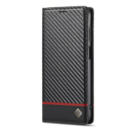 LC.IMEEKE Carbon Fiber PU + TPU Horizontal Flip Leather Case with Holder & Card Slot & Wallet, For Samsung Galaxy A12 5G, For Samsung Galaxy A22 4G, For Samsung Galaxy A22 5G, For Samsung Galaxy A32 4G, For Samsung Galaxy A51 4G / M40s                 ...