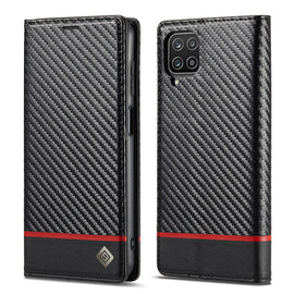 LC.IMEEKE Carbon Fiber PU + TPU Horizontal Flip Leather Case with Holder & Card Slot & Wallet, For Samsung Galaxy A12 5G, For Samsung Galaxy A22 4G, For Samsung Galaxy A22 5G, For Samsung Galaxy A32 4G, For Samsung Galaxy A51 4G / M40s                 ...