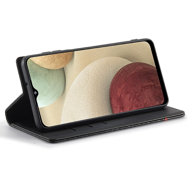 LC.IMEEKE Carbon Fiber PU + TPU Horizontal Flip Leather Case with Holder & Card Slot & Wallet, For Samsung Galaxy A12 5G, For Samsung Galaxy A22 4G, For Samsung Galaxy A22 5G, For Samsung Galaxy A32 4G, For Samsung Galaxy A51 4G / M40s                 ...