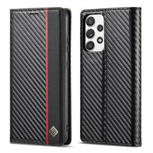 Load image into Gallery viewer, LC.IMEEKE Carbon Fiber PU + TPU Horizontal Flip Leather Case with Holder &amp; Card Slot &amp; Wallet, For Samsung Galaxy A12 5G, For Samsung Galaxy A22 4G, For Samsung Galaxy A22 5G, For Samsung Galaxy A32 4G, For Samsung Galaxy A51 4G / M40s                 ...