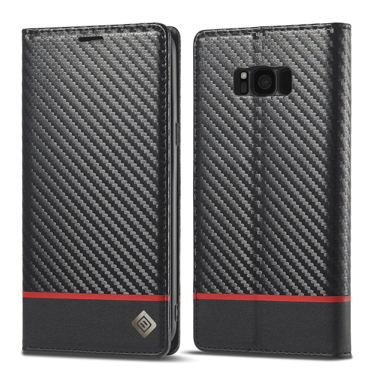 LC.IMEEKE Carbon Fiber PU + TPU Horizontal Flip Leather Case with Holder & Card Slot & Wallet, For Samsung Galaxy A12 5G, For Samsung Galaxy A22 4G, For Samsung Galaxy A22 5G, For Samsung Galaxy A32 4G, For Samsung Galaxy A51 4G / M40s                 ...