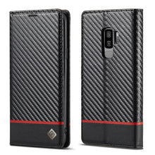 Load image into Gallery viewer, LC.IMEEKE Carbon Fiber PU + TPU Horizontal Flip Leather Case with Holder &amp; Card Slot &amp; Wallet, For Samsung Galaxy A12 5G, For Samsung Galaxy A22 4G, For Samsung Galaxy A22 5G, For Samsung Galaxy A32 4G, For Samsung Galaxy A51 4G / M40s                 ...