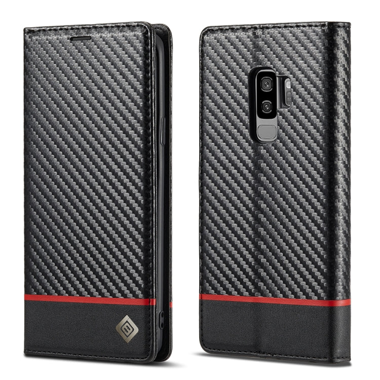 LC.IMEEKE Carbon Fiber PU + TPU Horizontal Flip Leather Case with Holder & Card Slot & Wallet, For Samsung Galaxy A12 5G, For Samsung Galaxy A22 4G, For Samsung Galaxy A22 5G, For Samsung Galaxy A32 4G, For Samsung Galaxy A51 4G / M40s                 ...