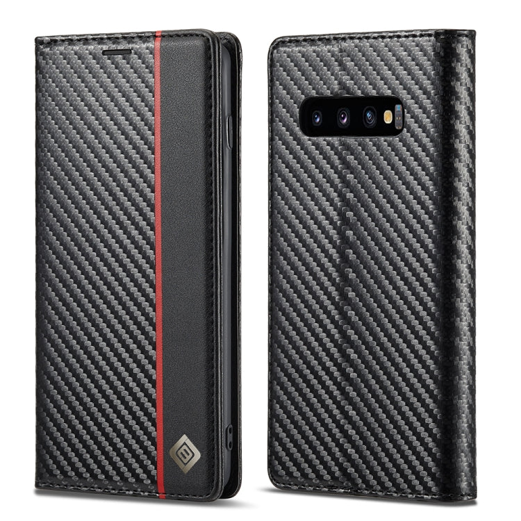 LC.IMEEKE Carbon Fiber PU + TPU Horizontal Flip Leather Case with Holder & Card Slot & Wallet, For Samsung Galaxy A12 5G, For Samsung Galaxy A22 4G, For Samsung Galaxy A22 5G, For Samsung Galaxy A32 4G, For Samsung Galaxy A51 4G / M40s                 ...