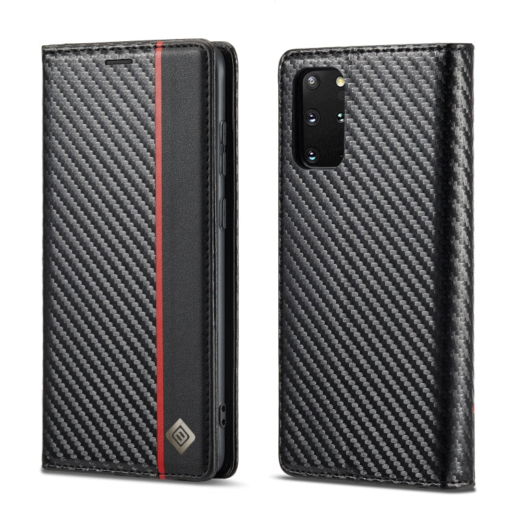 LC.IMEEKE Carbon Fiber PU + TPU Horizontal Flip Leather Case with Holder & Card Slot & Wallet, For Samsung Galaxy A12 5G, For Samsung Galaxy A22 4G, For Samsung Galaxy A22 5G, For Samsung Galaxy A32 4G, For Samsung Galaxy A51 4G / M40s                 ...