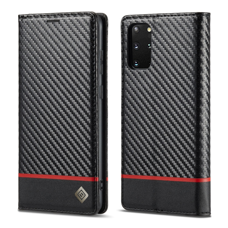 LC.IMEEKE Carbon Fiber PU + TPU Horizontal Flip Leather Case with Holder & Card Slot & Wallet, For Samsung Galaxy A12 5G, For Samsung Galaxy A22 4G, For Samsung Galaxy A22 5G, For Samsung Galaxy A32 4G, For Samsung Galaxy A51 4G / M40s                 ...
