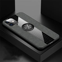 Load image into Gallery viewer, XINLI Stitching Cloth Textue Shockproof TPU Protective Case with Ring Holder, For iPhone 11, For iPhone 11 Pro, For iPhone 11 Pro Max