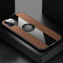Load image into Gallery viewer, XINLI Stitching Cloth Textue Shockproof TPU Protective Case with Ring Holder, For iPhone 11, For iPhone 11 Pro, For iPhone 11 Pro Max