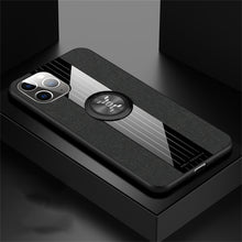 Load image into Gallery viewer, XINLI Stitching Cloth Textue Shockproof TPU Protective Case with Ring Holder, For iPhone 11, For iPhone 11 Pro, For iPhone 11 Pro Max