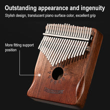 Load image into Gallery viewer, 21 Tone Acacia Wood Thumb Piano Kalimba Musical Instruments