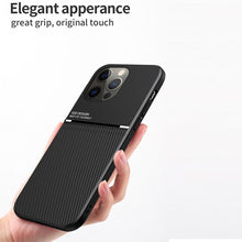 Load image into Gallery viewer, Classic Tilt Strip Grain Magnetic Shockproof PC + TPU Case, For iPhone 13 mini, For iPhone 13, For iPhone 13 Pro, For iPhone 13 Pro Max