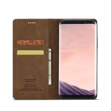 Load image into Gallery viewer, Forwenw F2 Series Magnetic Horizontal Flip Leather Case with Holder &amp; Card Slots &amp; Wallet, For Samsung Galaxy A52 5G, For Samsung Galaxy Note20 Ultra, For Samsung Galaxy S8, For Samsung Galaxy S8+, For Samsung Galaxy S9, For Samsung Galaxy S9+