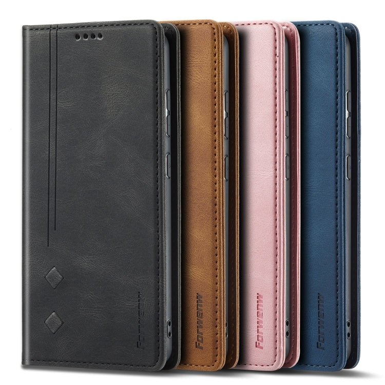 Forwenw F2 Series Magnetic Horizontal Flip Leather Case with Holder & Card Slots & Wallet, For Samsung Galaxy A52 5G, For Samsung Galaxy Note20 Ultra, For Samsung Galaxy S8, For Samsung Galaxy S8+, For Samsung Galaxy S9, For Samsung Galaxy S9+