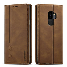 Load image into Gallery viewer, Forwenw F2 Series Magnetic Horizontal Flip Leather Case with Holder &amp; Card Slots &amp; Wallet, For Samsung Galaxy A52 5G, For Samsung Galaxy Note20 Ultra, For Samsung Galaxy S8, For Samsung Galaxy S8+, For Samsung Galaxy S9, For Samsung Galaxy S9+