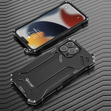Load image into Gallery viewer, R-JUST Shockproof Armor Metal Protective Case, For iPhone 13 Pro, For iPhone 13, For iPhone 13 Pro Max