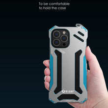 Load image into Gallery viewer, R-JUST Shockproof Armor Metal Protective Case, For iPhone 13 Pro, For iPhone 13, For iPhone 13 Pro Max