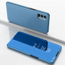 Load image into Gallery viewer, Plated Mirror Horizontal Flip Leather Case with Holder, For iPhone 13, For iPhone 13 Pro, For iPhone 13 Pro Max, For OnePlus Nord 2 5G, For OnePlus N200 5G