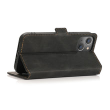 Load image into Gallery viewer, Retro Magnetic Closing Clasp Horizontal Flip Leather Case with Holder &amp; Card Slots &amp; Photo Frame &amp; Wallet, For iPhone 13 mini, For iPhone 13, For iPhone 13 Pro, For iPhone 13 Pro Max