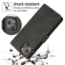 Load image into Gallery viewer, Retro Magnetic Closing Clasp Horizontal Flip Leather Case with Holder &amp; Card Slots &amp; Photo Frame &amp; Wallet, For iPhone 13 mini, For iPhone 13, For iPhone 13 Pro, For iPhone 13 Pro Max