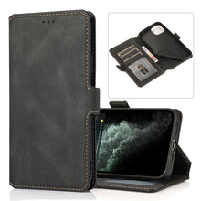 Load image into Gallery viewer, Retro Magnetic Closing Clasp Horizontal Flip Leather Case with Holder &amp; Card Slots &amp; Photo Frame &amp; Wallet, For iPhone 13 mini, For iPhone 13, For iPhone 13 Pro, For iPhone 13 Pro Max