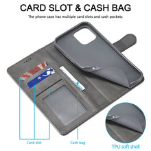 Load image into Gallery viewer, LC.IMEEKE Calf Texture Horizontal Flip Leather Case with Holder &amp; Card Slots &amp; Wallet, For iPhone 13 mini, For iPhone 13, For iPhone 13 Pro, For iPhone 13 Pro Max