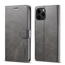Load image into Gallery viewer, LC.IMEEKE Calf Texture Horizontal Flip Leather Case with Holder &amp; Card Slots &amp; Wallet, For iPhone 13 mini, For iPhone 13, For iPhone 13 Pro, For iPhone 13 Pro Max