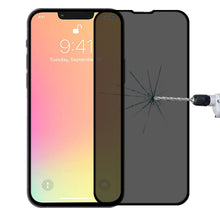 Load image into Gallery viewer, For iPhone 17e / 16e / 13 / 13 Pro Anti-peeping Plasma Oil Coated High Aluminum Wear-resistant Tempered Glass Film, For iPhone 13 mini (1 PC), For iPhone 17e / 16e / 14 / 13 / 13 Pro  (1 PC), For iPhone 14 Plus / 13 Pro Max