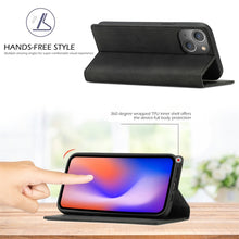 Load image into Gallery viewer, LC.IMEEKE Strong Magnetic PU + Matte TPU Horizontal Flip Leather Case with Holder &amp; Card Slots &amp; Wallet, For iPhone 13 mini, For iPhone 13, For iPhone 13 Pro, For iPhone 13 Pro Max