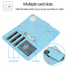 Load image into Gallery viewer, Retro 2 in 1 Detachable Horizontal Flip Leather Case with Card Slots &amp; Wallet, For iPhone 13, For  iPhone 13 Mini, For iPhone 13 Pro, For iPhone 13 Pro Max
