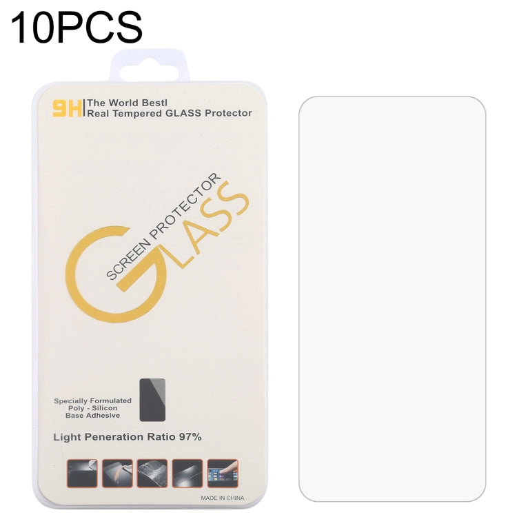 10 PCS 0.26mm 9H 2.5D Tempered Glass Film, For AGM X5 (10 PCS), For Blackview BL5000 Dual (10 PCS), For Cubot Max 3 (10 PCS), For Doogee V10 5G (10 PCS)