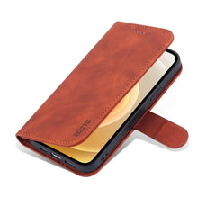 Load image into Gallery viewer, AZNS Skin Feel Calf Texture Horizontal Flip Leather Case with Card Slots &amp; Holder &amp; Wallet, For iPhone 13, For iPhone 13 Mini