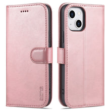 Load image into Gallery viewer, AZNS Skin Feel Calf Texture Horizontal Flip Leather Case with Card Slots &amp; Holder &amp; Wallet, For iPhone 13, For iPhone 13 Mini