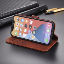 Load image into Gallery viewer, AZNS Skin Feel Calf Texture Horizontal Flip Leather Case with Card Slots &amp; Holder &amp; Wallet, For iPhone 13, For iPhone 13 Mini