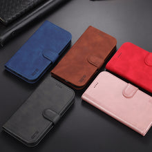Load image into Gallery viewer, AZNS Skin Feel Calf Texture Horizontal Flip Leather Case with Card Slots &amp; Holder &amp; Wallet, For iPhone 13, For iPhone 13 Mini
