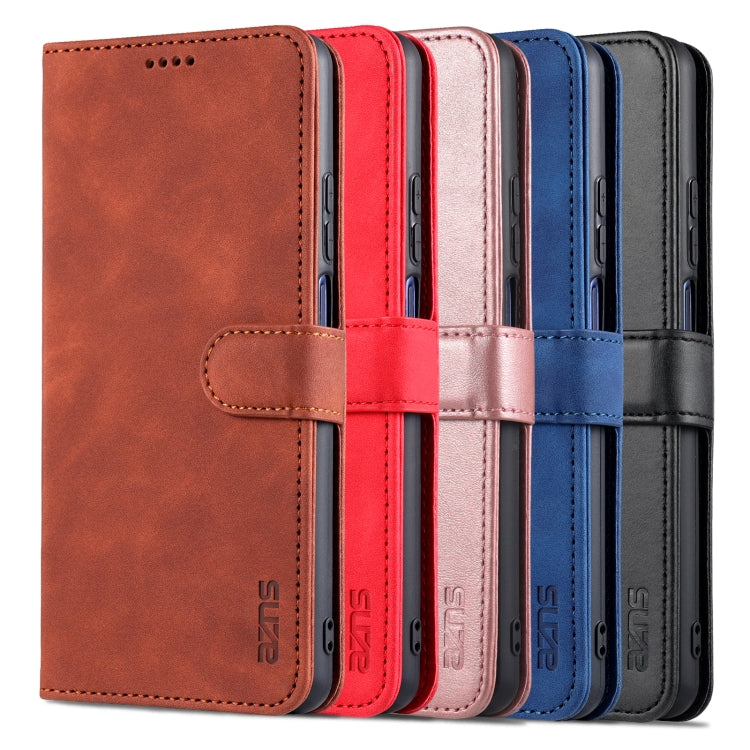 AZNS Skin Feel Calf Texture Horizontal Flip Leather Case with Card Slots & Holder & Wallet, For Xiaomi Redmi Note 9 Pro 5G, For Xiaomi Mi 10T Lite 5G, For Xiaomi Redmi Note 10 Pro 5G, For Xiaomi Poco X3 GT, For Xiaomi Mi 10S, For OPPO A16