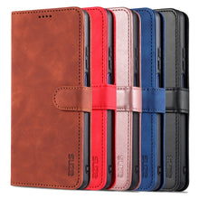 Load image into Gallery viewer, AZNS Skin Feel Calf Texture Horizontal Flip Leather Case with Card Slots &amp; Holder &amp; Wallet, For Xiaomi Redmi Note 9 Pro 5G, For Xiaomi Mi 10T Lite 5G, For Xiaomi Redmi Note 10 Pro 5G, For Xiaomi Poco X3 GT, For Xiaomi Mi 10S, For OPPO A16