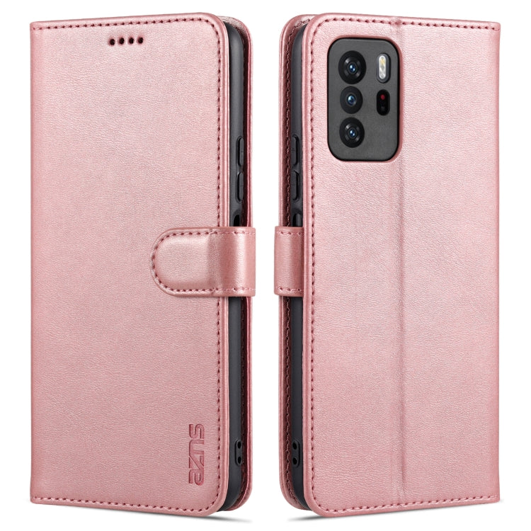 AZNS Skin Feel Calf Texture Horizontal Flip Leather Case with Card Slots & Holder & Wallet, For Xiaomi Redmi Note 9 Pro 5G, For Xiaomi Mi 10T Lite 5G, For Xiaomi Redmi Note 10 Pro 5G, For Xiaomi Poco X3 GT, For Xiaomi Mi 10S, For OPPO A16