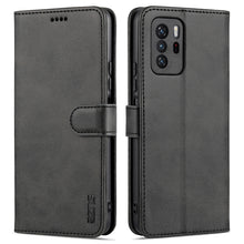 Load image into Gallery viewer, AZNS Skin Feel Calf Texture Horizontal Flip Leather Case with Card Slots &amp; Holder &amp; Wallet, For Xiaomi Redmi Note 9 Pro 5G, For Xiaomi Mi 10T Lite 5G, For Xiaomi Redmi Note 10 Pro 5G, For Xiaomi Poco X3 GT, For Xiaomi Mi 10S, For OPPO A16