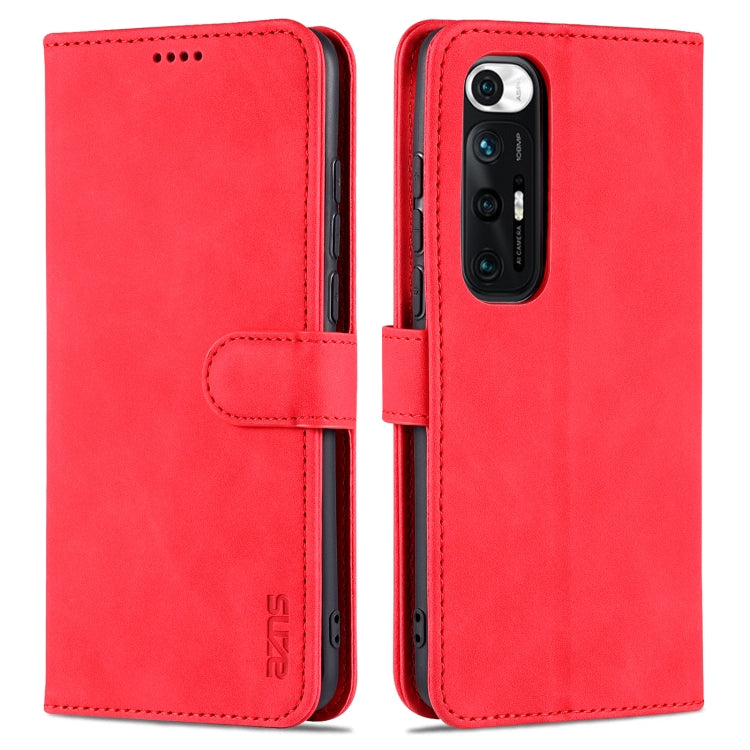 AZNS Skin Feel Calf Texture Horizontal Flip Leather Case with Card Slots & Holder & Wallet, For Xiaomi Redmi Note 9 Pro 5G, For Xiaomi Mi 10T Lite 5G, For Xiaomi Redmi Note 10 Pro 5G, For Xiaomi Poco X3 GT, For Xiaomi Mi 10S, For OPPO A16