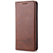 Load image into Gallery viewer, AZNS Magnetic Calf Texture Horizontal Flip Leather Case with Card Slots &amp; Holder &amp; Wallet, For iPhone 13, For iPhone 13 Pro, For iPhone 13 Pro Max