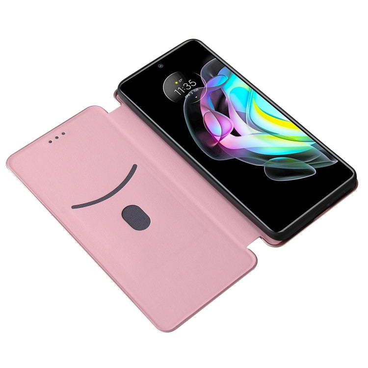 Carbon Fiber Texture Magnetic Horizontal Flip TPU + PC + PU Leather Case with Card Slot, For Motorola Edge 20, For Samsung Galaxy Z Fold3 5G, For OnePlus Nord 2 5G