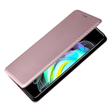 Load image into Gallery viewer, Carbon Fiber Texture Magnetic Horizontal Flip TPU + PC + PU Leather Case with Card Slot, For Motorola Edge 20, For Samsung Galaxy Z Fold3 5G, For OnePlus Nord 2 5G