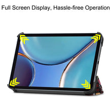 Load image into Gallery viewer, Custer Painted 3-Fold Holder Smart Leather Tablet Case, For iPad mini 6 / mini 2024