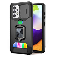Load image into Gallery viewer, Sliding Camera Cover Design PC + TPU Shockproof Case with Ring Holder &amp; Card Slot, For Google Pixel 6 Pro, For Samsung Galaxy A52, For Samsung Galaxy A72, For Samsung Galaxy S21, For Samsung Galaxy S21+, For Samsung Galaxy A12