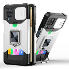 Load image into Gallery viewer, Sliding Camera Cover Design PC + TPU Shockproof Case with Ring Holder &amp; Card Slot, For Google Pixel 6 Pro, For Samsung Galaxy A52, For Samsung Galaxy A72, For Samsung Galaxy S21, For Samsung Galaxy S21+, For Samsung Galaxy A12