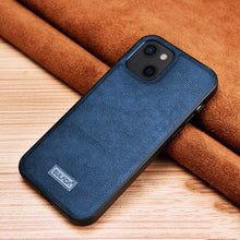 Load image into Gallery viewer, SULADA Shockproof TPU + Handmade Leather Protective Case, For iPhone 13 mini, For iPhone 13, For iPhone 13 Pro, For iPhone 13 Pro Max
